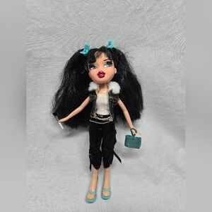 Jade MGA Bratz Girls Night Out Doll 2001 Rooted Eyelashes Black Hair